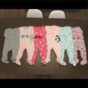 Cozy footsie pj bundle size 9-12 months